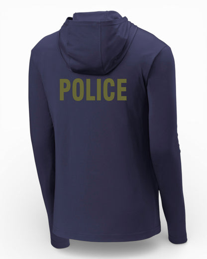 POLICE BACKPRINT PERFORMANCE AGENCY RAID HOODED PULLOVER-ST358
