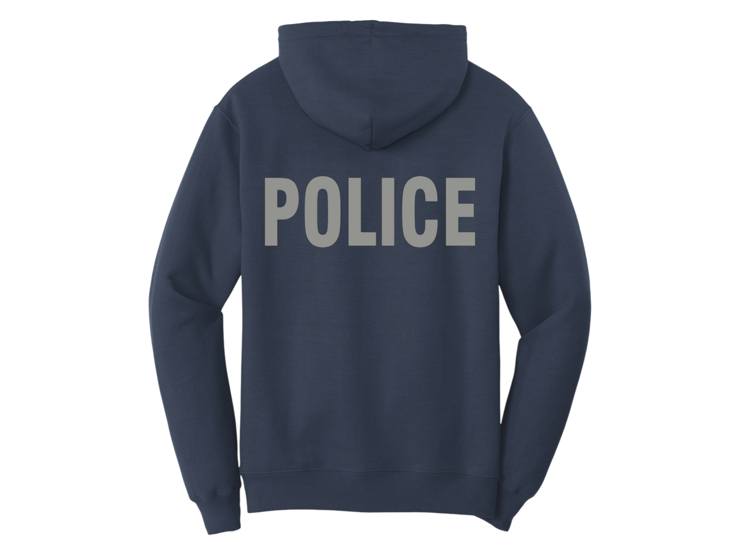 POLICE BACKPRINT HOODED SWEATSHIRT 50/50 FLEECE PC78H