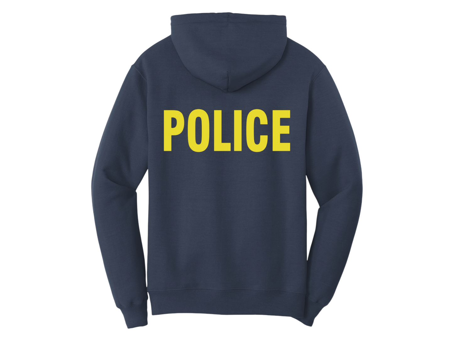 POLICE BACKPRINT HOODED SWEATSHIRT 50/50 FLEECE PC78H