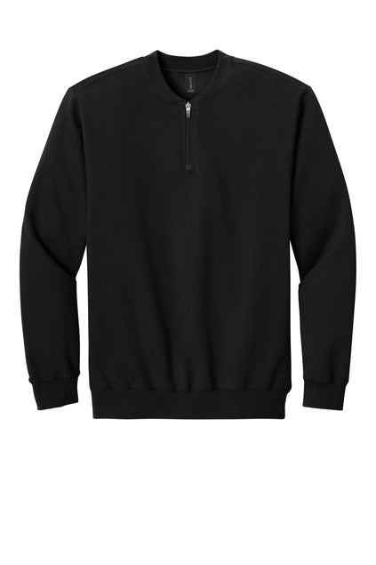 GILDEN SOFTSTYLE MIDWEIGHT FLEECE 1/4 ZIP: SF008