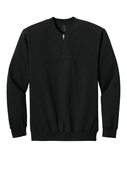 GILDEN SOFTSTYLE MIDWEIGHT FLEECE 1/4 ZIP: SF008