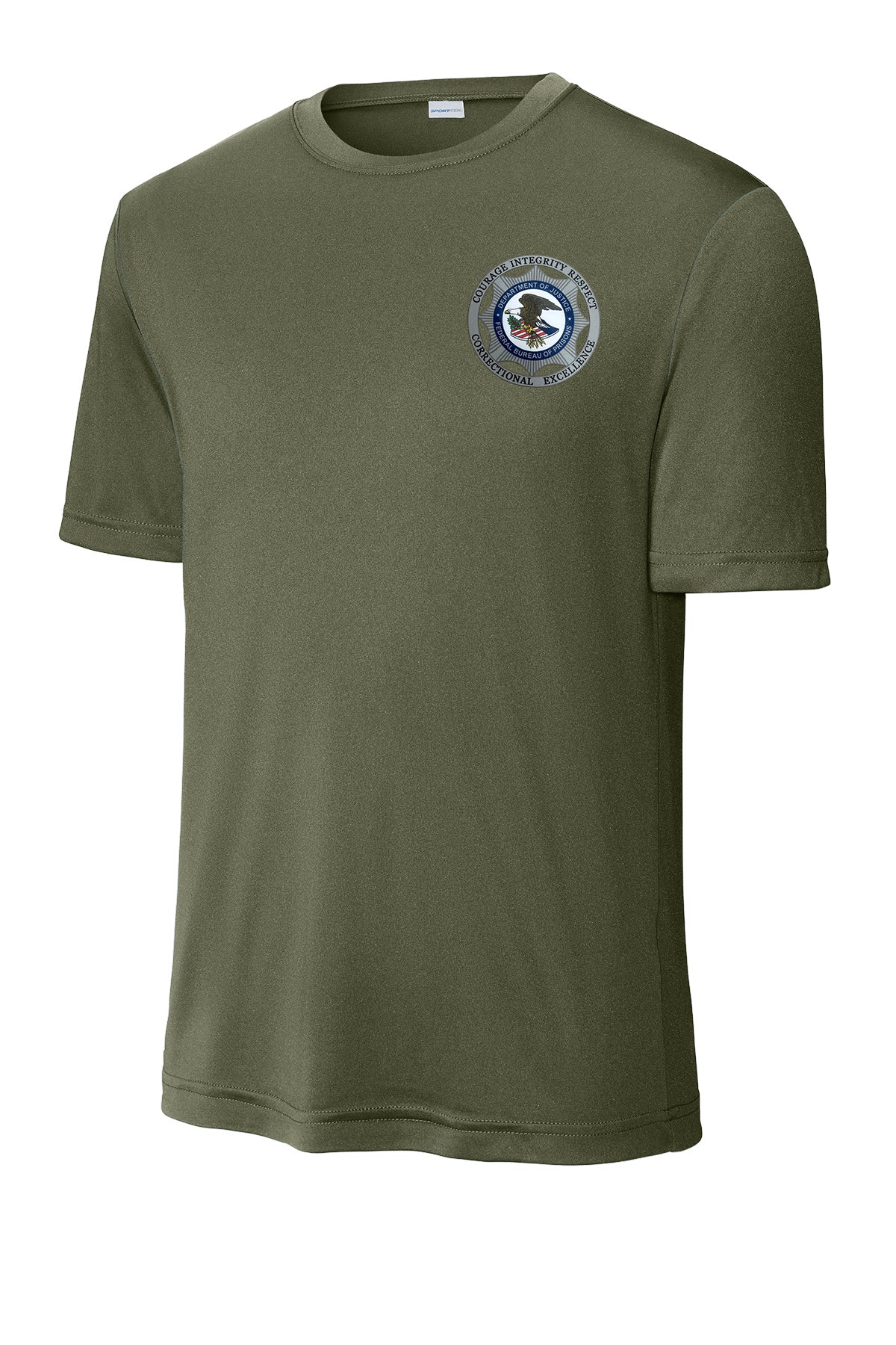 BOP BADGE PRINTED WICKING T-SHIRT-ST350