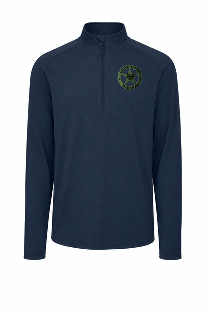 MEN'S EMB USMS STAR SPORT TEK SPORT WICK STRETCH 1/2 ZIP PULLOVER-ST850