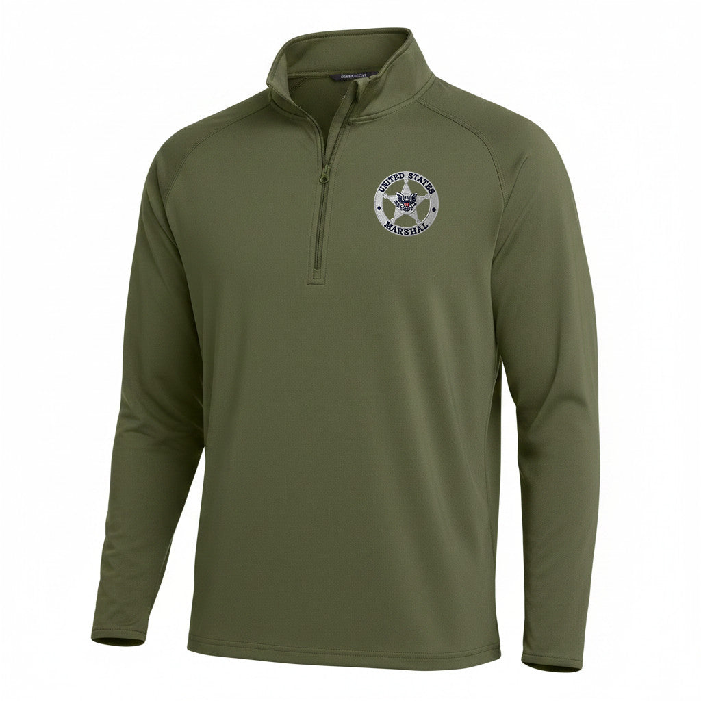 MEN'S EMB USMS STAR SPORT TEK SPORT WICK STRETCH 1/2 ZIP PULLOVER-ST850