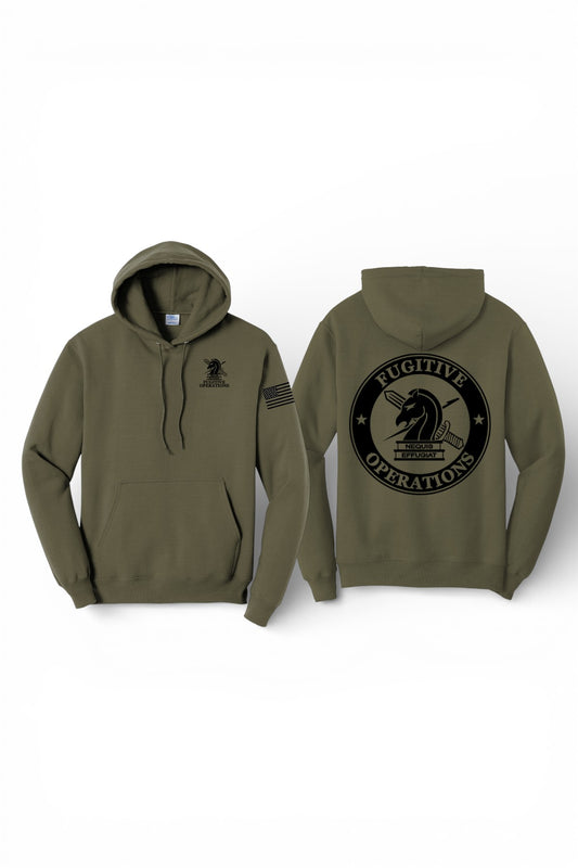 PRINTED ICE FUGITIVE OPS HOODED SWEATSHIRT 50/50 FLEECE PC78H