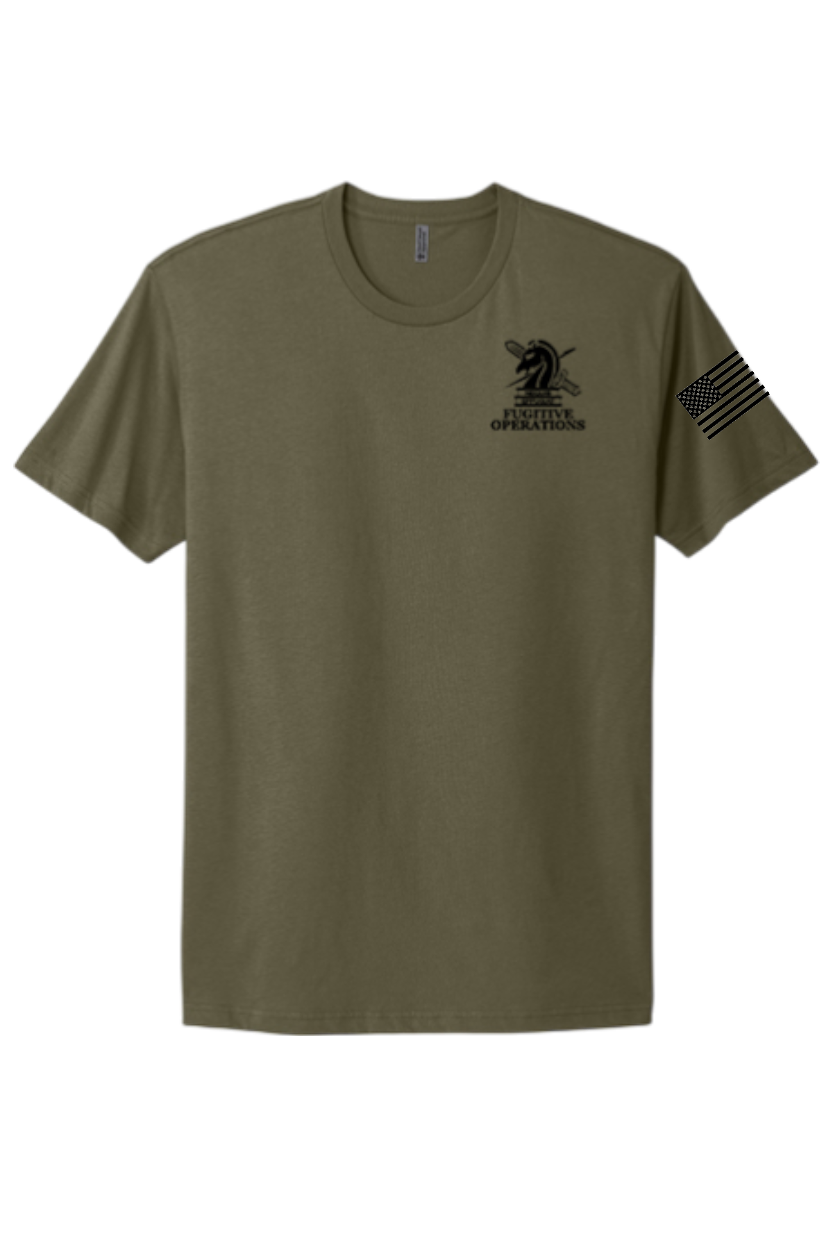 PRINTED ICE FUGITIVE OPS T-SHIRT NEXT LEVEL SOFT COTTON 3600