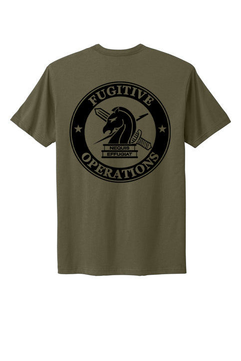 PRINTED ICE FUGITIVE OPS T-SHIRT NEXT LEVEL SOFT COTTON 3600