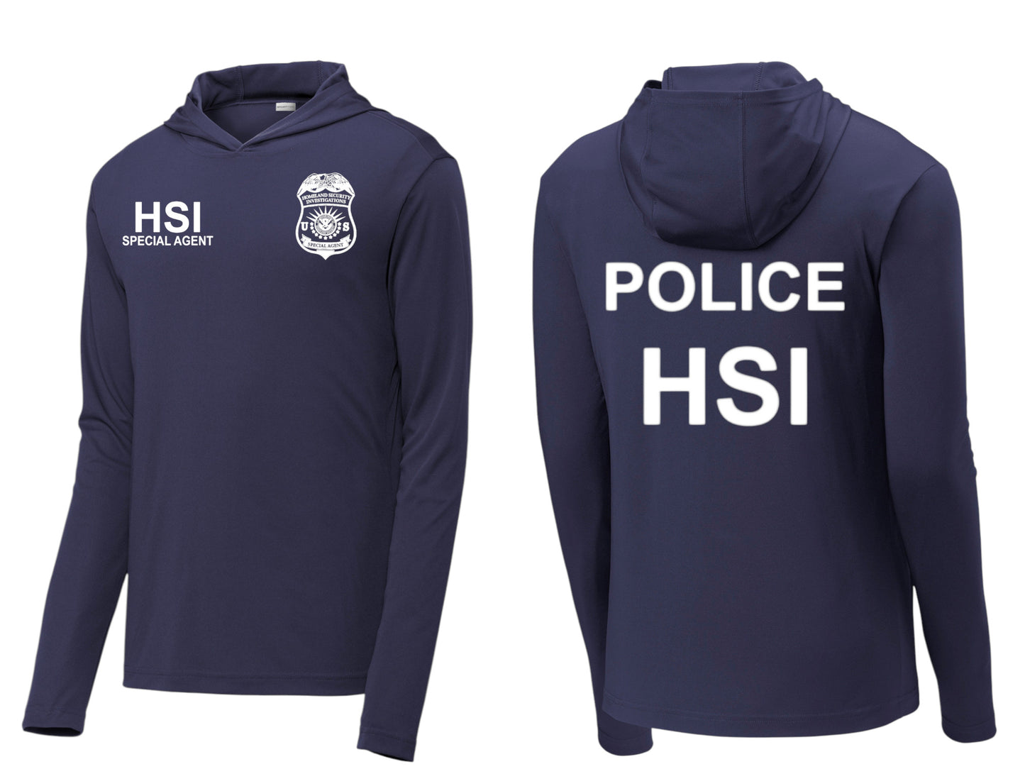 HSI SPECIAL AGENT RAID WICKING HOODED PULLOVER-ST358