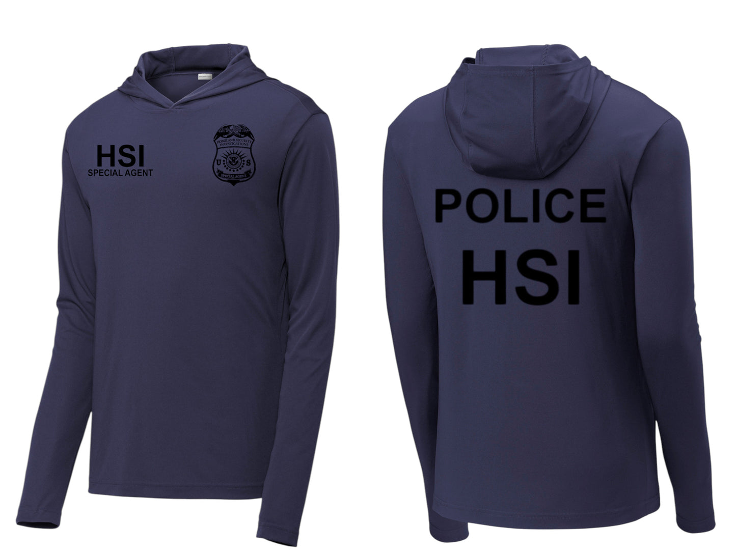 HSI SPECIAL AGENT RAID WICKING HOODED PULLOVER-ST358