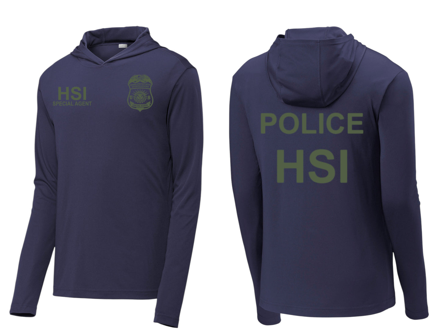 HSI SPECIAL AGENT RAID WICKING HOODED PULLOVER-ST358