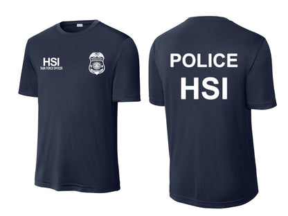 HSI TASK FORCE OFFICER WICKING RAID T-SHIRT-ST350