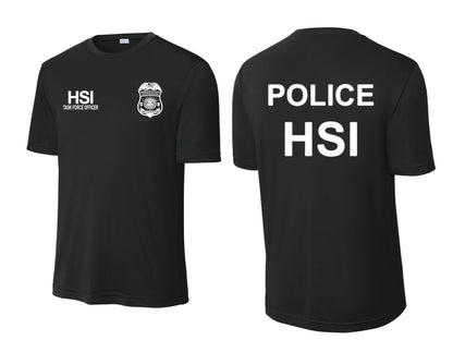 HSI TASK FORCE OFFICER WICKING RAID T-SHIRT-ST350