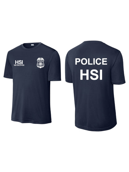 HSI TASK FORCE OFFICER WICKING RAID T-SHIRT-ST350