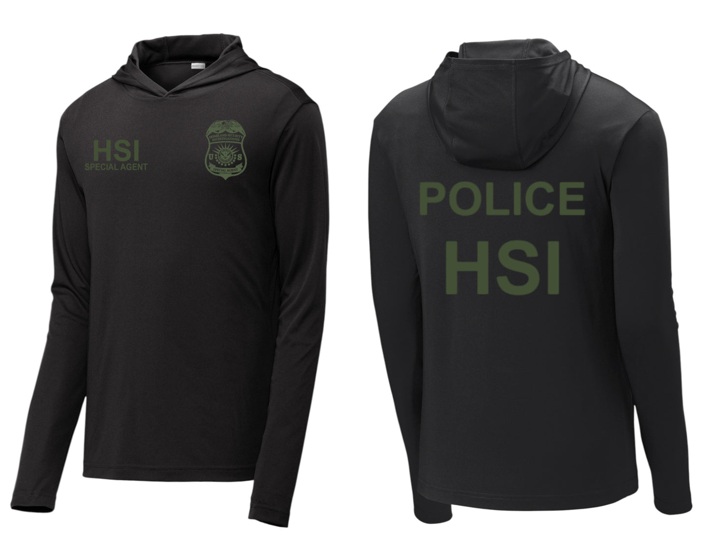 HSI SPECIAL AGENT RAID WICKING HOODED PULLOVER-ST358