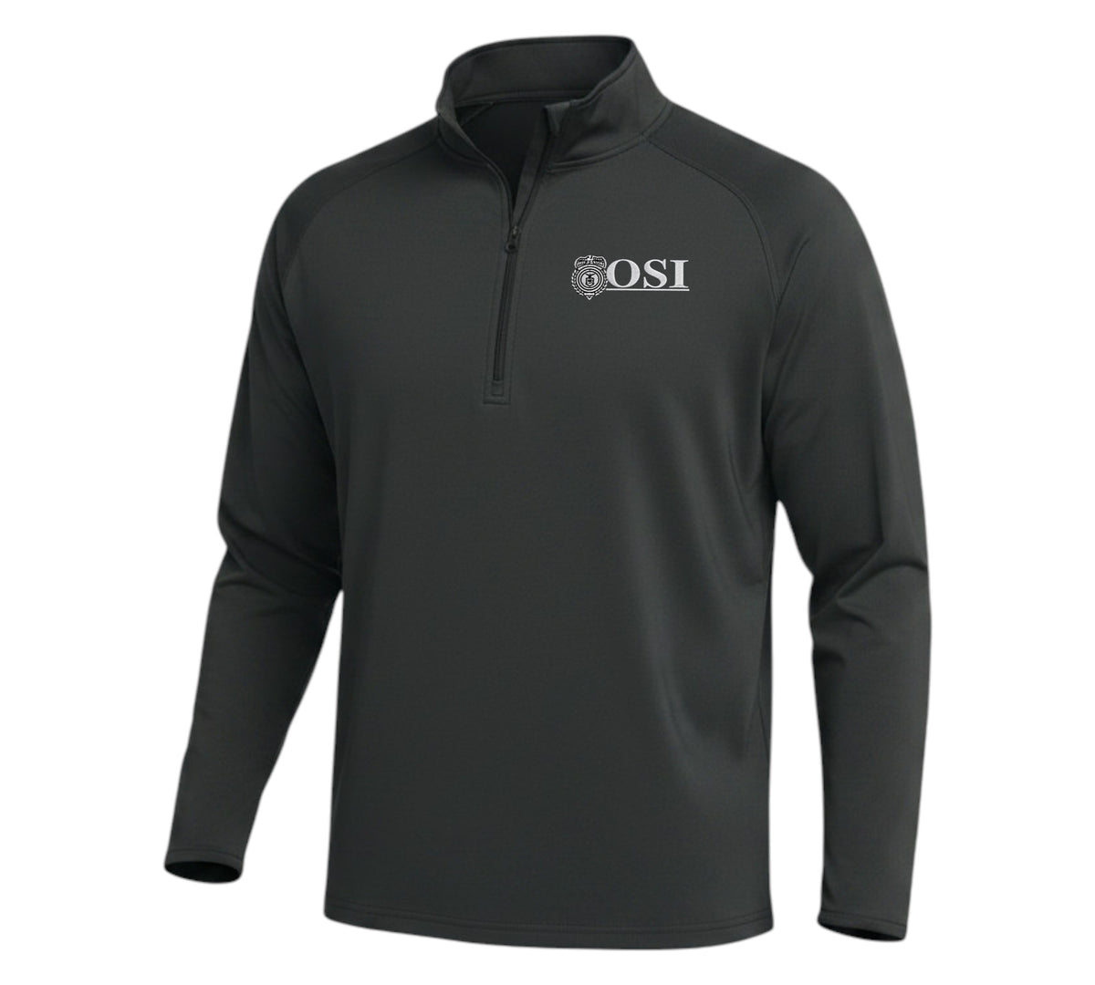 MEN'S OSI LOGO 1/4 ZIP PULLOVER SPORT-TEK SPORT WICK STRETCH ST850