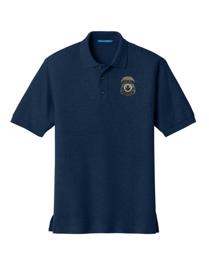 MEN'S HSI S/A BADGE PORT AUTHORITY POLO - K500