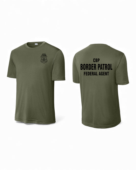 USBP MOISTURE WICKING RAID T-SHIRT-ST350