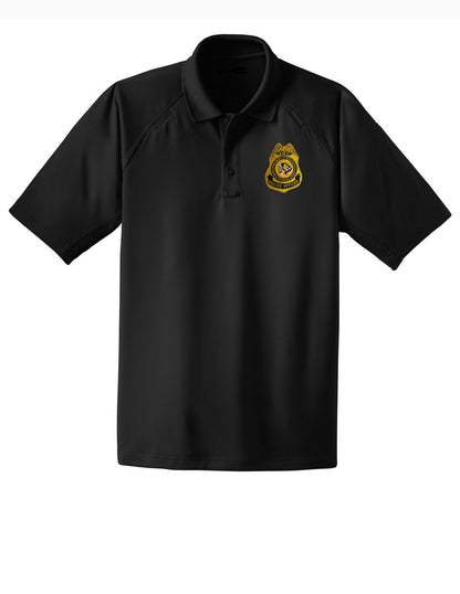 MEN'S BIA POLICE OFFICER BADGE POLO-CS410