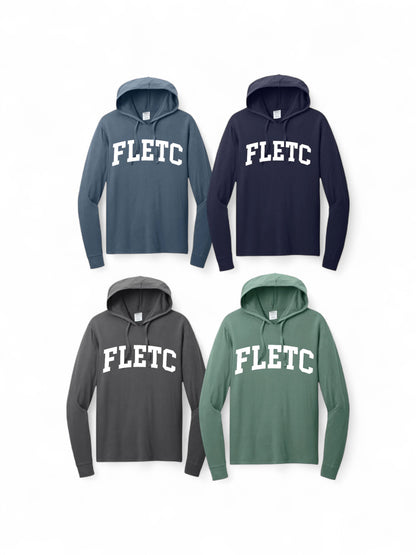 FLETC BEACH WASHED HOODED PULLOVER TEE