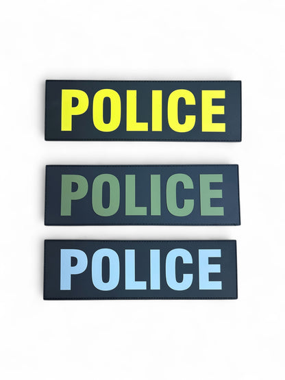 PVC POLICE PATCH 8.75"X 2.75"