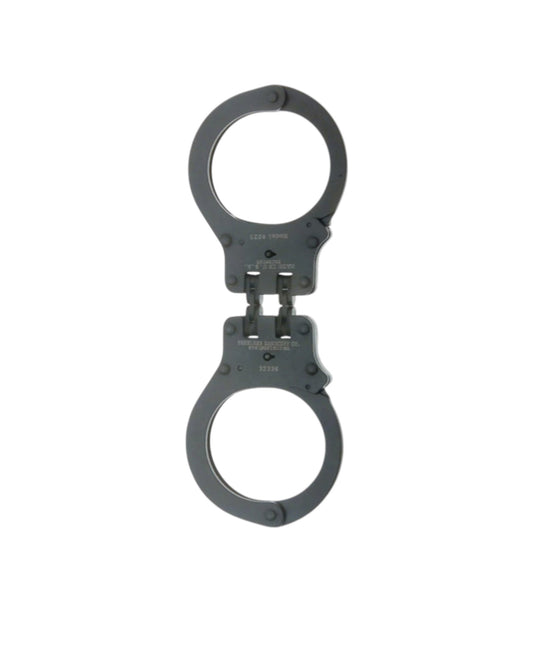 PEERLESS BLACK OXIDE FINISH HINGED HANDCUFFS-802C