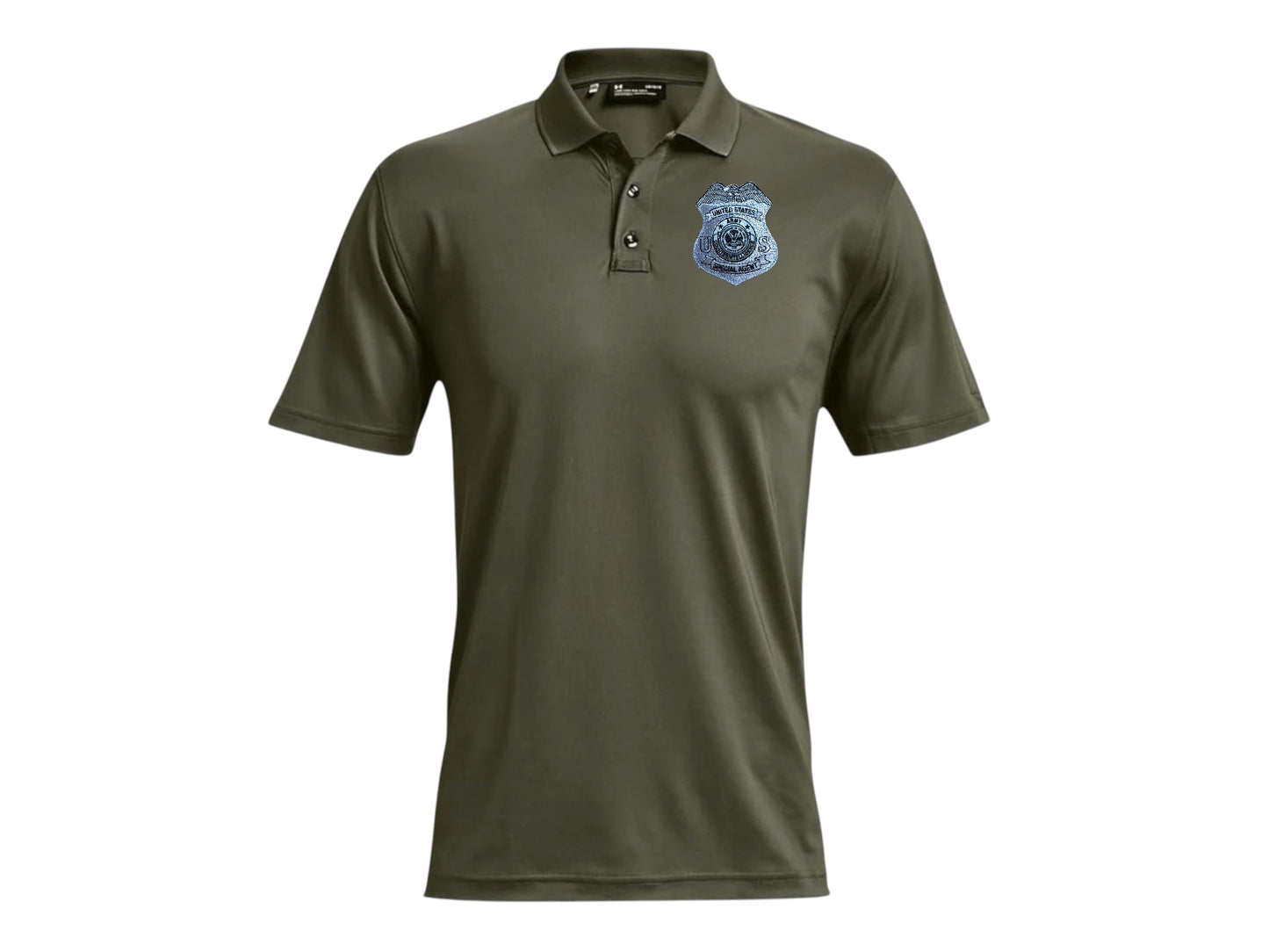 MEN'S ARMY CI SPECIAL AGENT BADGE UNDER ARMOUR TACTICAL POLO 2.0
