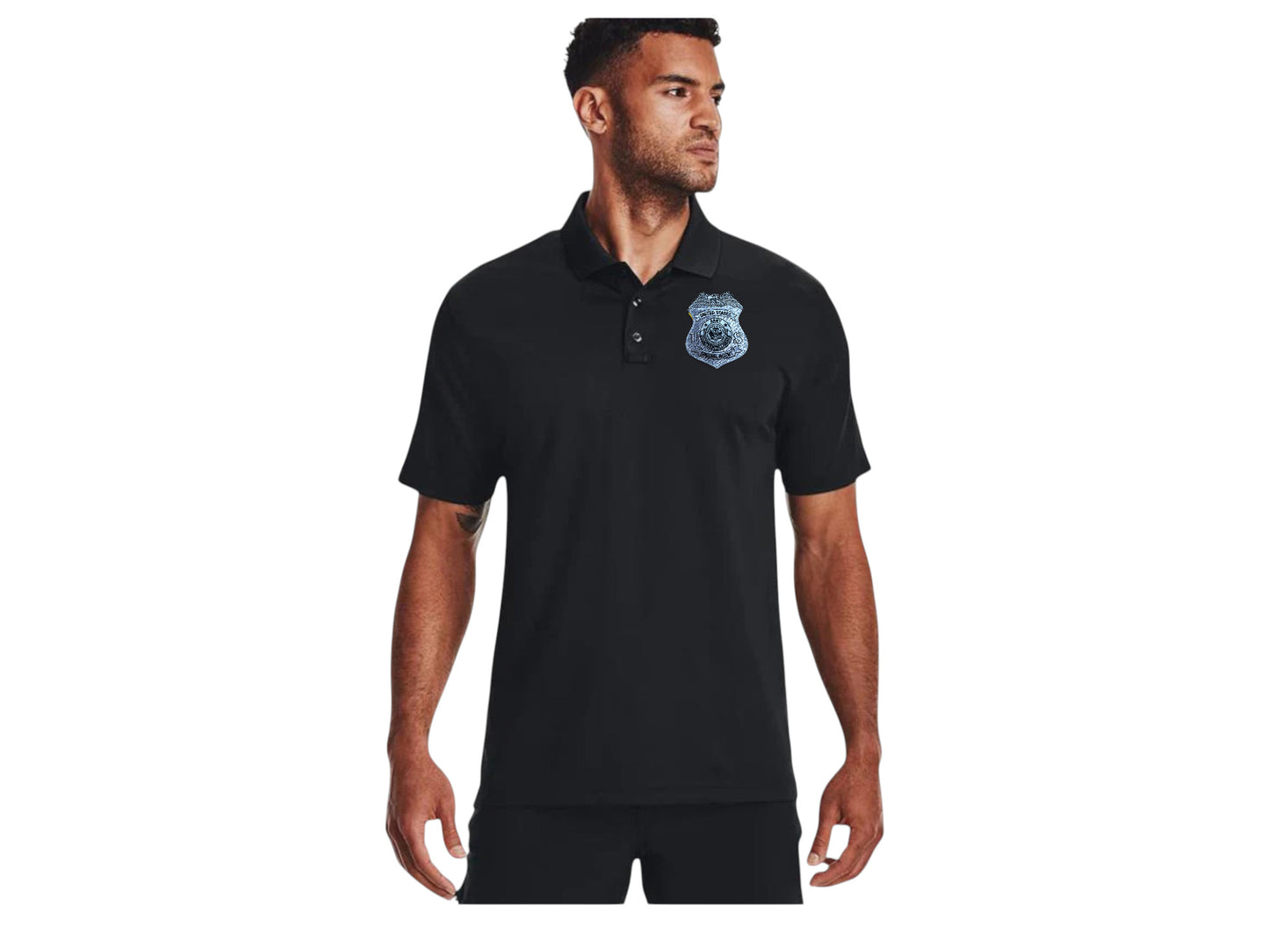 MEN'S ARMY CI SPECIAL AGENT BADGE UNDER ARMOUR TACTICAL POLO 2.0