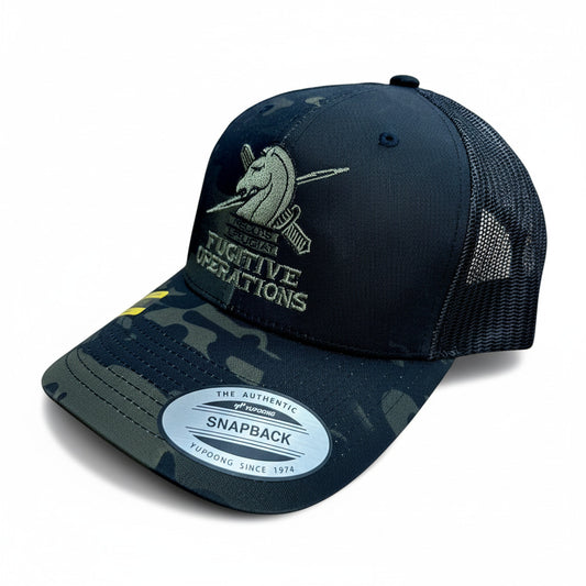 ICE FUGITIVE OPS EMBROIDERED ON YP CLASSIC HAT-STC39