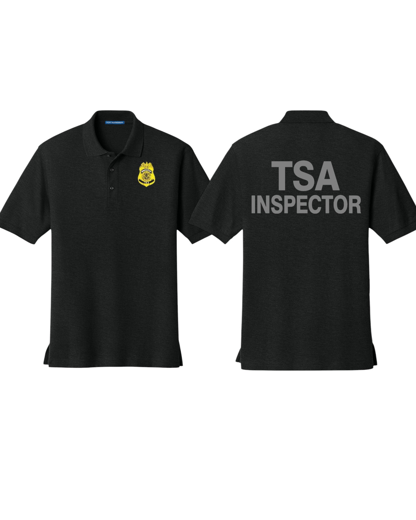 MEN'S TSA INSPECTOR BADGE PORT AUTHORITY POLO - K500