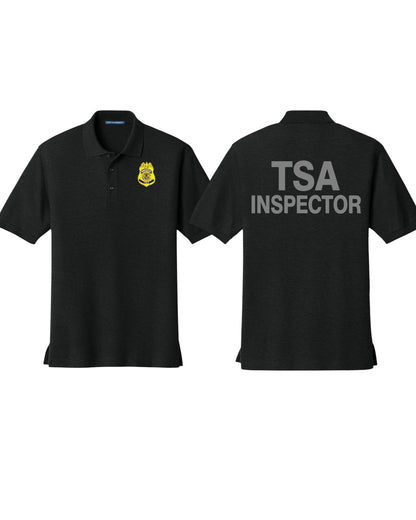 MEN'S TSA INSPECTOR BADGE PORT AUTHORITY POLO - K500