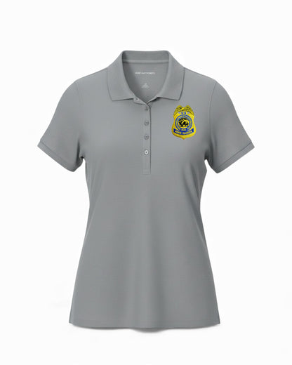 WOMEN'S PIQUE POLO-NPS GOLD BADGE