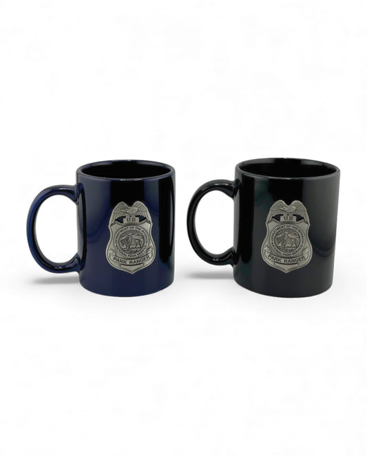 NPS COFFEE MUG WITH PEWTER BADGE