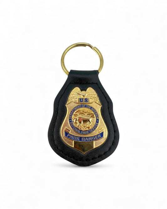 NPS PARK RANGER LEATHER BACK KEY FOB