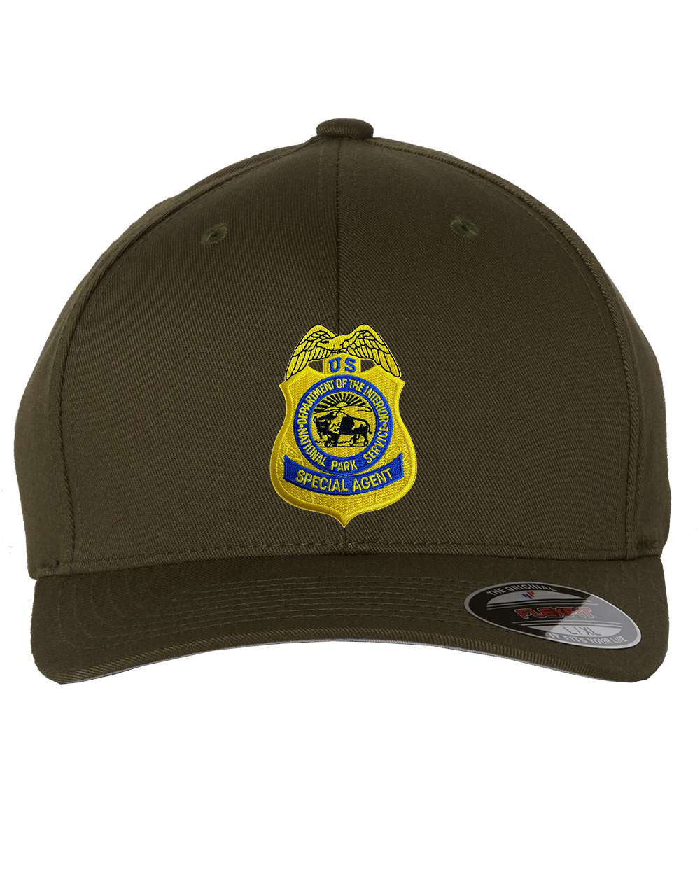 NPS SPECIAL AGENT BADGE ON FLEXFIT HAT