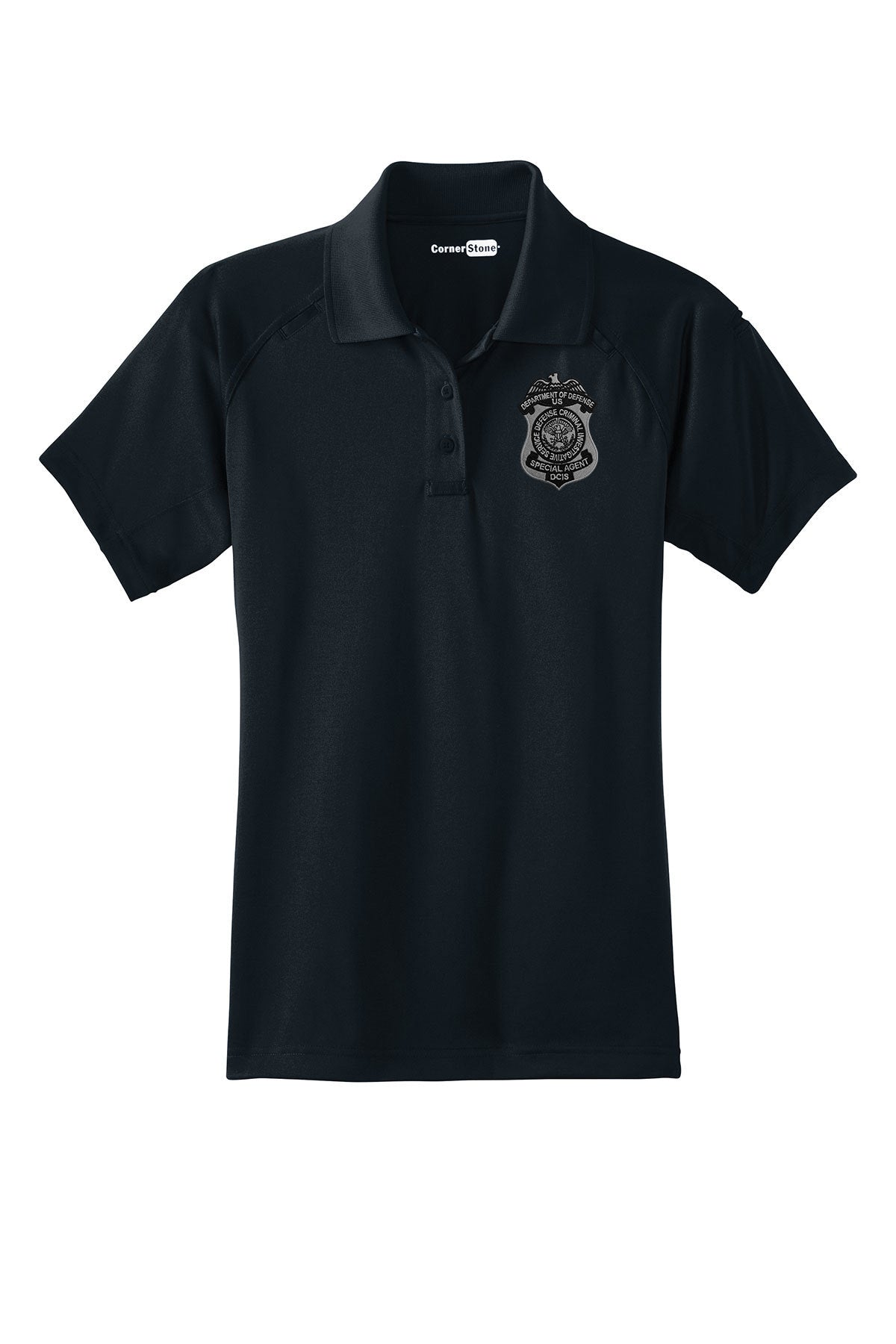 WOMEN'S DCIS S/A BADGE TACTICAL POLO-CS411