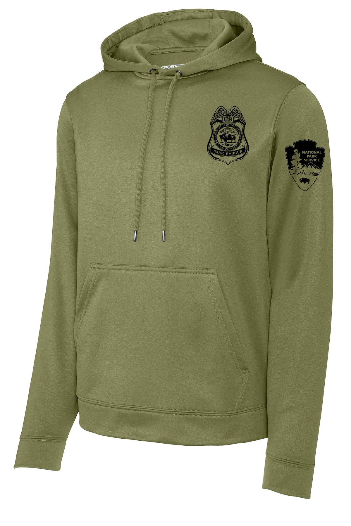 NPS PARK RANGER HOODED WICKING PULLOVER-F244