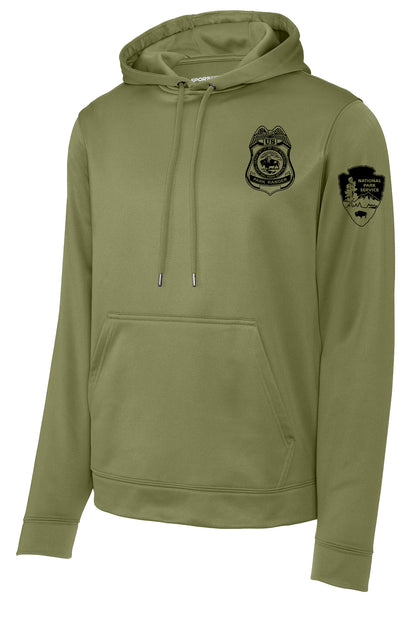 NPS PARK RANGER HOODED WICKING PULLOVER-F244