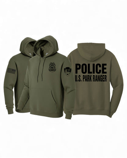 NPS PARK RANGER HOODED SWEATSHIRT 50/50 FLEECE-PC78H