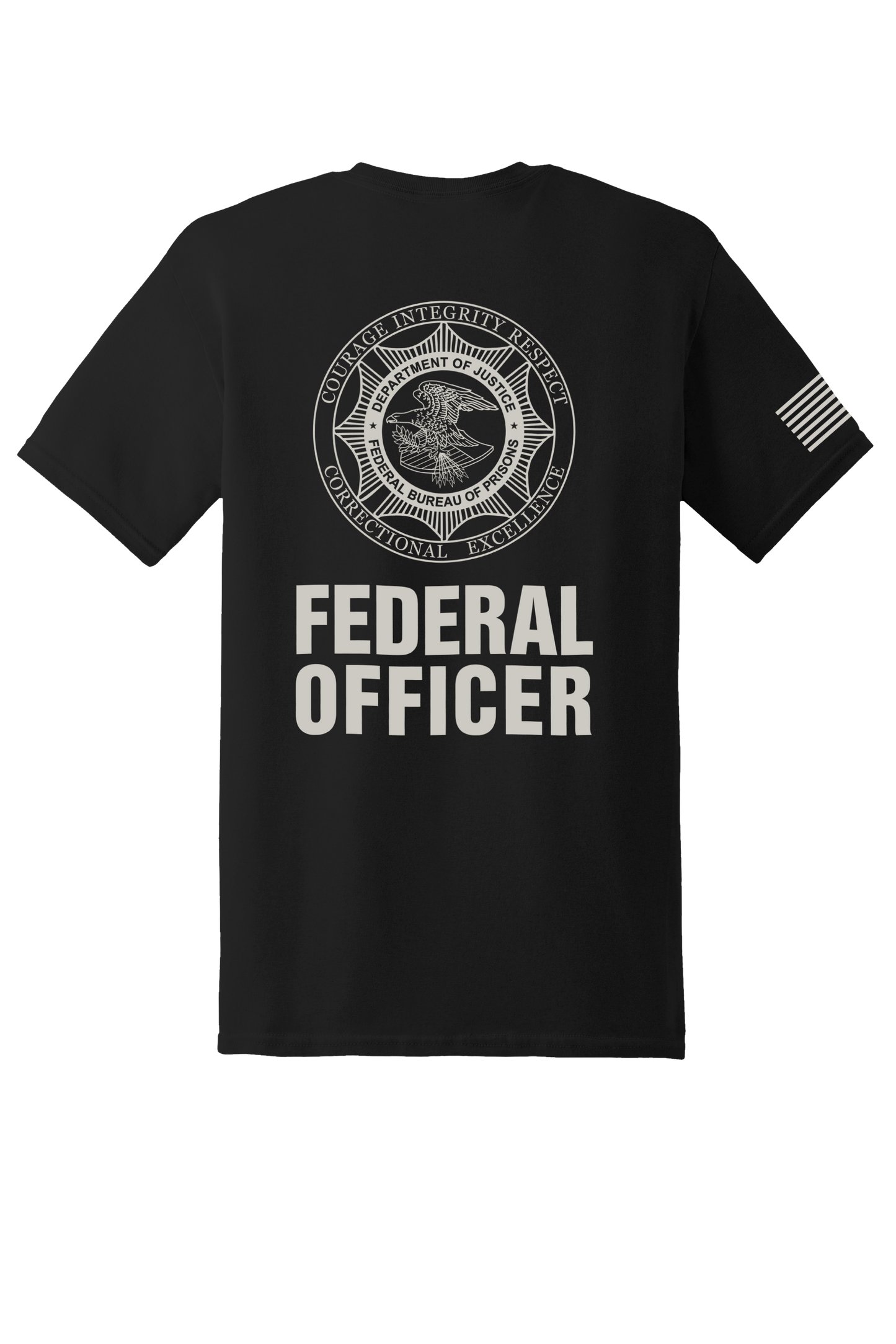 BOP FEDERAL OFFICER COTTON T-SHIRT