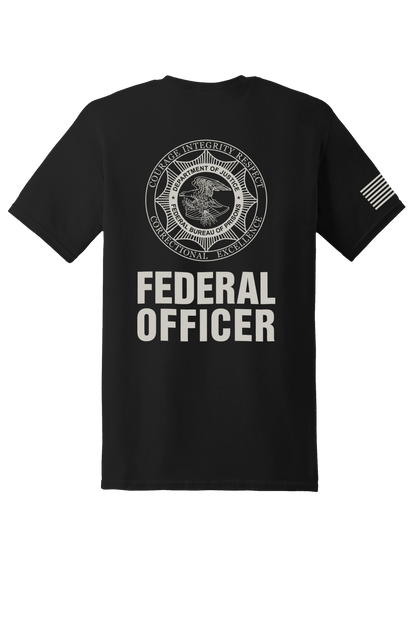 BOP FEDERAL OFFICER COTTON T-SHIRT