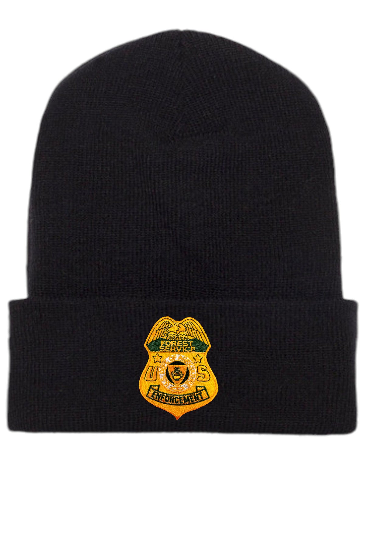 USFS ENFORCEMENT BADGE CUFFED KNIT BEANIE