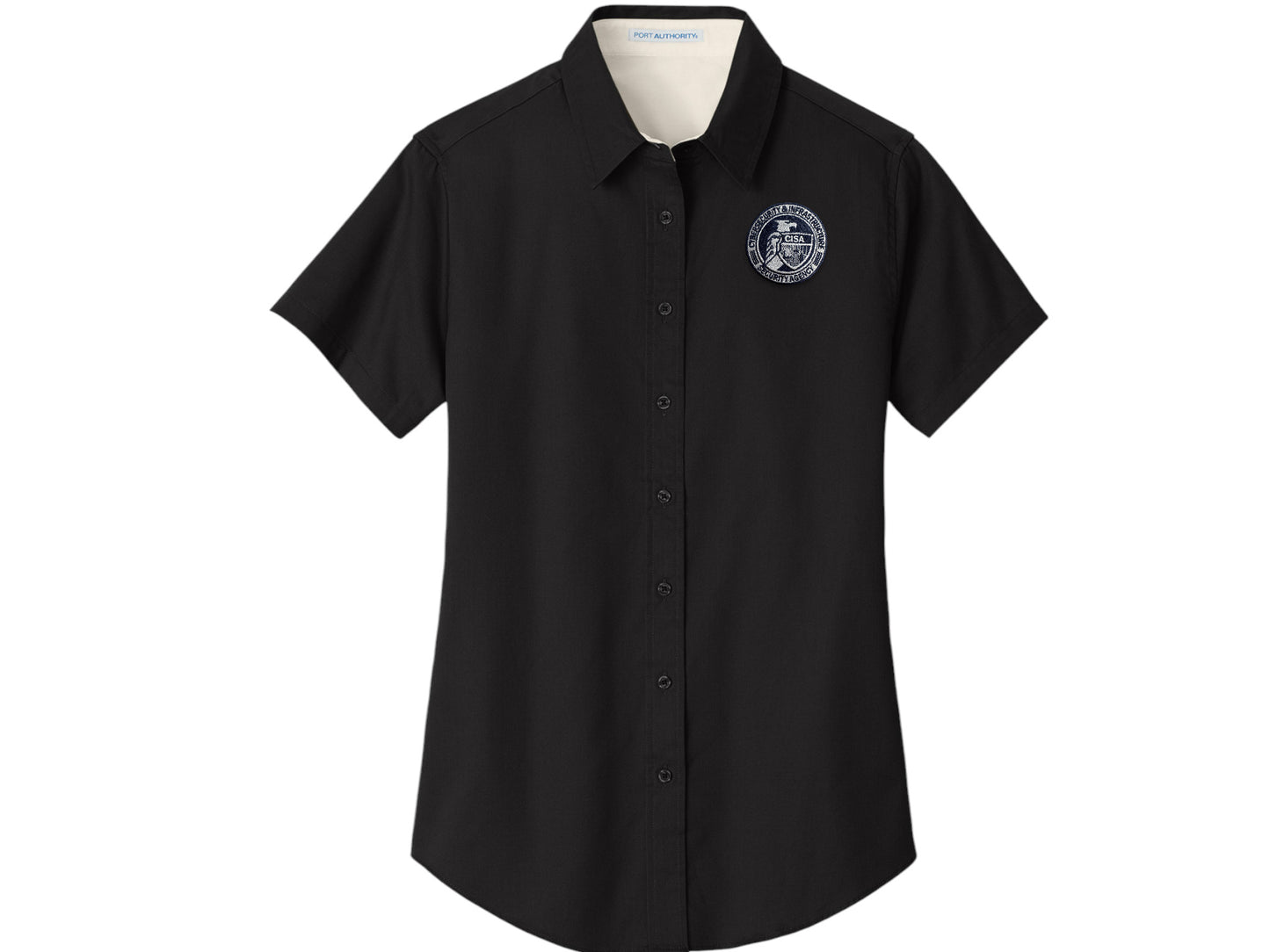 WOMEN'S CISA SEAL BUTTON UP DRESS SHIRT-L508