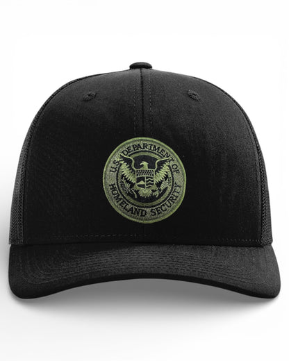 DHS SEAL EMBROIDERED ON RICHARDSON HAT-112