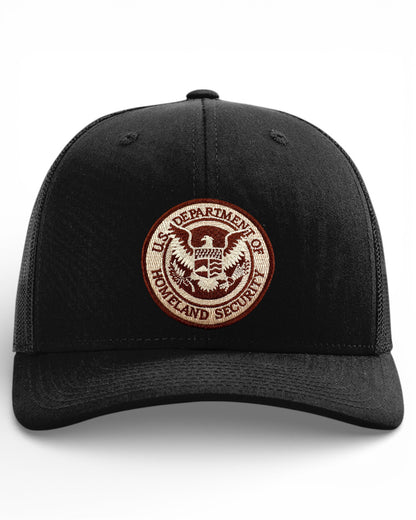 DHS SEAL EMBROIDERED ON RICHARDSON HAT-112