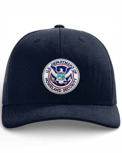 DHS SEAL EMBROIDERED ON RICHARDSON HAT-112