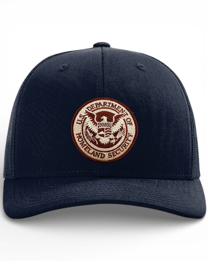 DHS SEAL EMBROIDERED ON RICHARDSON HAT-112