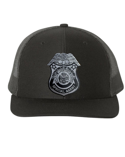 ARMY CID SPECIAL AGENT BADGE ON RICHARDSON HAT-112