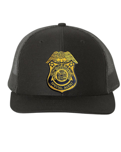 ARMY CID SPECIAL AGENT BADGE ON RICHARDSON HAT-112