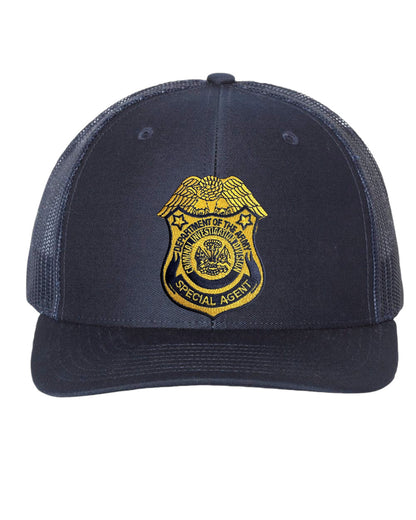 ARMY CID SPECIAL AGENT BADGE ON RICHARDSON HAT-112