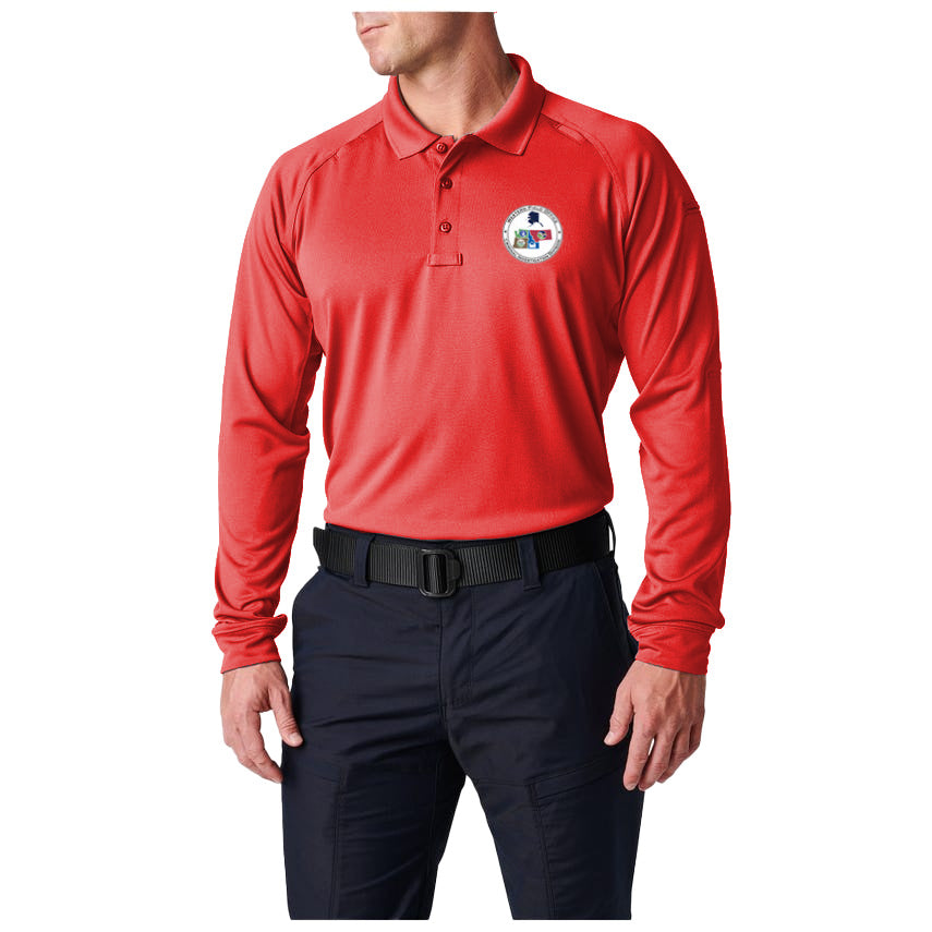 WESTERN FIELD OFFICE CID PRINTED -5.11 LONGSLEEVE POLO SHIRT